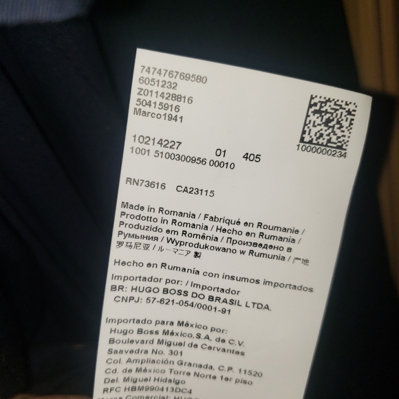 Hugo Boss NWT Mens 40 Regular Belted Trench Coat Sz M Raincoat - Picture 8 of 11